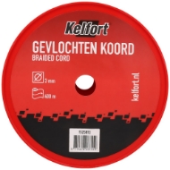 Afbeeldingen van Kelfort koord 3mm gevl. wit 400m