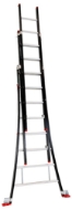 Afbeeldingen van Kel magnus reformladder alu/zwart 3x8