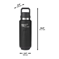 Afbeeldingen van PACKOUT™ 1065 ml fles met deksel zwart
