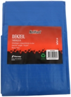 Afbeeldingen van Kelfort dekzeil met ringen 3x4 meter blauw