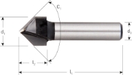 Afbeeldingen van Rotec HM V-groeffrees 90° Silver ø12,7