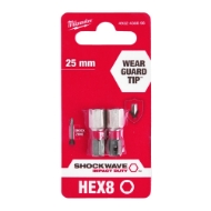Afbeeldingen van Shockwave™ Gen II Hex8 25mm 2stuks