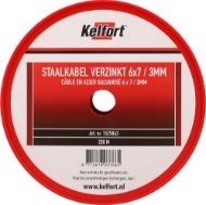 Afbeeldingen van Kelfort staalkabel 3mm geg 6x7  200m