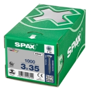 Afbeeldingen van Spax spaanplaatschroef Univ. T10 DD 3,0x35 