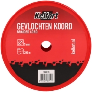 Afbeeldingen van Kelfort koord 5mm gevl. wit 200m