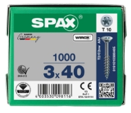 Afbeeldingen van Spax spaanplaatschroef Univ. T10 DD 3,0x40 