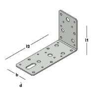 Afbeeldingen van Hoekanker 90x150x60x2.5