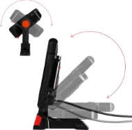 Afbeeldingen van Kel bouwlamp met losse accu handsets