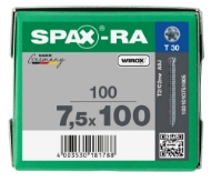Afbeeldingen van Spax RA betonschroef T30 cil.kop 7,5x100