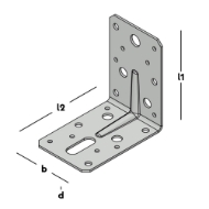Afbeeldingen van Hoekanker m.ril 90x90x60x2.5