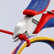 Afbeeldingen van Elektronica-zijsnijtang 115mm sp. z.facet