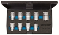 Afbeeldingen van Dopsleutelset 1/2" 9-dlg TORX E10-E24