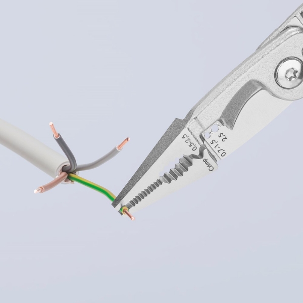 Afbeeldingen van El.-installatietang 200mmverchr. VDE Knipex