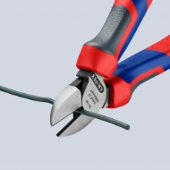 Afbeeldingen van Zijsnijtang gepol. 160mm mc-greep Knipex