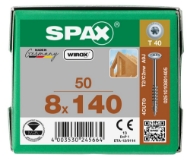 Afbeeldingen van Spax sp.plaatschroef Discuskop T40 VD 8,0x140