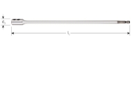 Afbeeldingen van Rotec verlengstuk v.speedboor 1/4'' E6.3 L=30