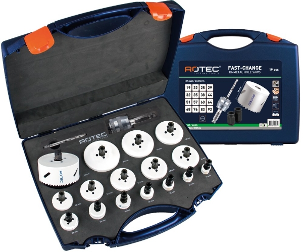 Afbeeldingen van Rotec Gatzagenset QC '527 - MAX' 6-knt 1