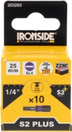 Afbeeldingen van Iro bit 1/4'' 25mm SSL4 verp. á 10 stuks