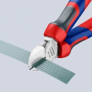 Afbeeldingen van Zijsnijtang verchr. 160mm mc-greep Knipex