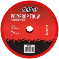 Afbeeldingen van Kelfort touw 6mm polypr oranje 100m geslagen