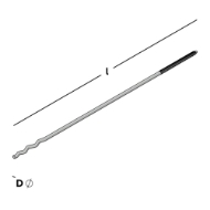 Afbeeldingen van UNI-slagspouwanker 300 Ø4 SL 4,6x60 rvs316316