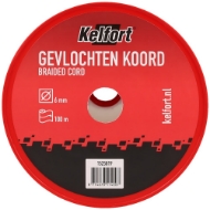 Afbeeldingen van Kelfort koord 6mm gevl. wit 100m rol