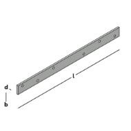 Afbeeldingen van Koppelanker verz. 400x30x5 met 6 gaten 10mm