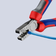 Afbeeldingen van Adereindhulstang 145mm mc-greep Knipex