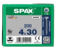 Afbeeldingen van Spax spaanplaatschroef Univ. T20 VD 4,0x30 