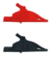 Afbeeldingen van Set krokodillenklemmen rood/zwart TA1 BENNING