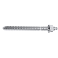 Afbeeldingen van Ankerstang + moer/ring v.cap. RVS A4 m8x110