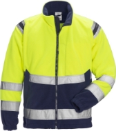 Afbeeldingen van Fri fleecejack mt.3xl geel/marinebl. hi-vis