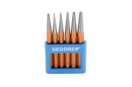 Afbeeldingen van Doorslagset 6-dlg, en PVC-houder 113