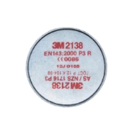 Afbeeldingen van 3M deeltjesfilter 2138 m. actieve kool a 2st.