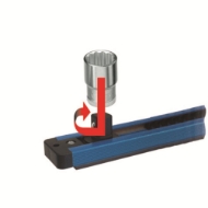 Afbeeldingen van Ged dopsleutelrail 1/2"