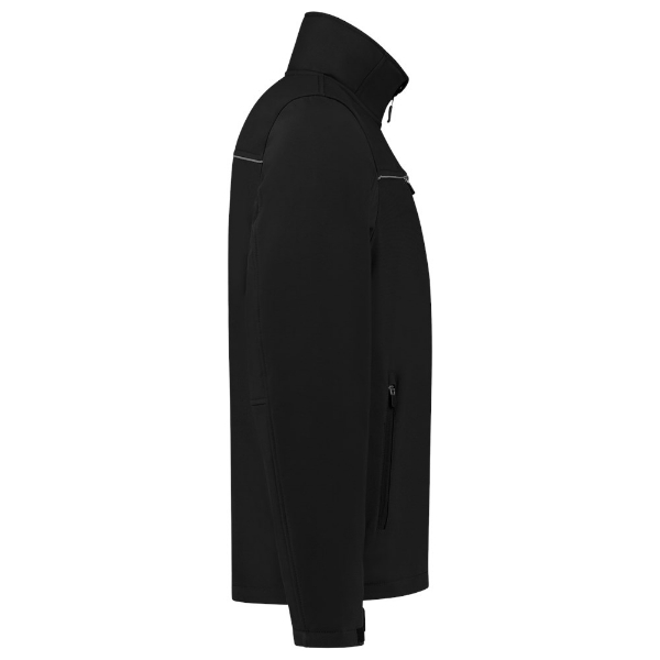 Afbeeldingen van Softshell Luxe 402006 3XL Black