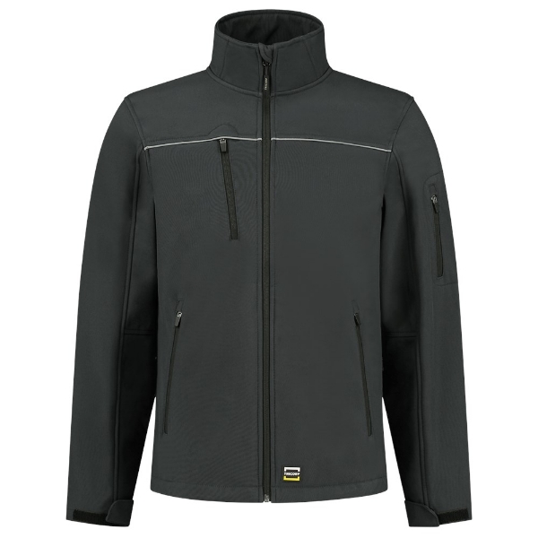 Afbeeldingen van Softshell Luxe 402006 S Darkgrey