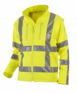 Afbeeldingen van Rws softshell jacket mt.s toulon fluor geel
