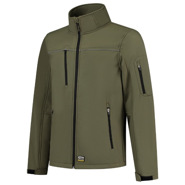 Afbeeldingen van Softshell Luxe mt. 4XL Army