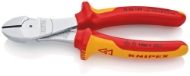 Afbeeldingen van Krachtzijsnijtang VDE 180mm mc-greep Knipex