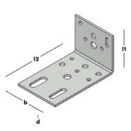 Afbeeldingen van Hoekanker vz 50x90x2.5