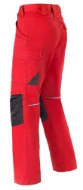 Afbeeldingen van Hav werkbroek mt.48 met kniezak rood/ch.grijs