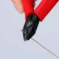 Afbeeldingen van Elektronica-zijsnijtang 125mm met draadkl.