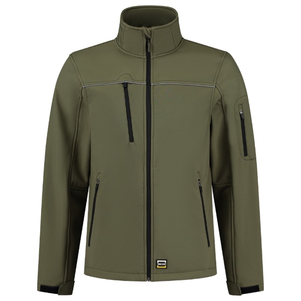 Afbeeldingen van Softshell Luxe mt. L Army