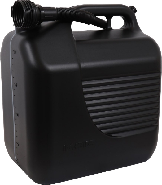 Afbeeldingen van Iro brandstofjerrycan 20ltr zwart