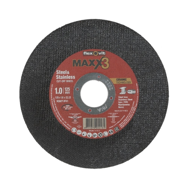 Afbeeldingen van Doorsl Sch Vl Maxx In NQ60Y 125x1,0x22,23 T41