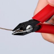 Afbeeldingen van Elektronica-zijsnijtang 125mm met draadkl.