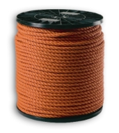 Afbeeldingen van Touw oranje 20mm polyp. rol a 220mtr