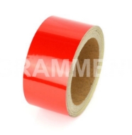 Afbeeldingen van Retroreflecterende tape 50mmx10mtr. rood kl.I