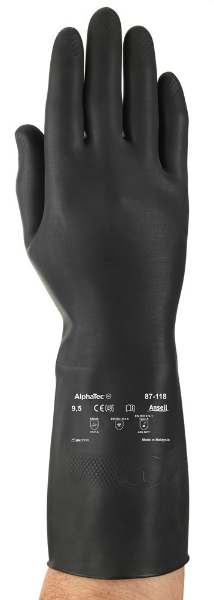 Afbeeldingen van Werkhandsch mt10.5 XXL g17k black heavy marig